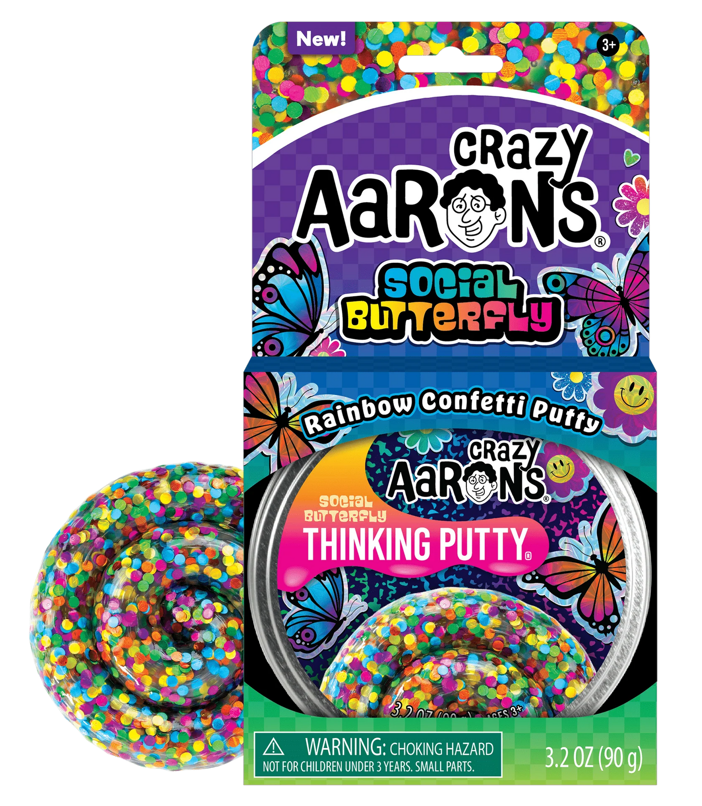 Crazy Aaron’s Thinking Putty Social Butterfly