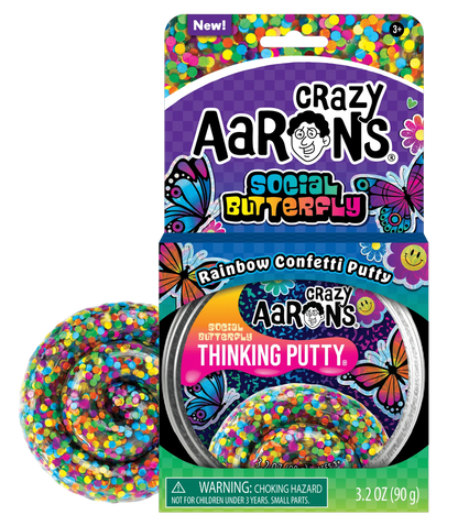 Crazy Aaron’s Thinking Putty Social Butterfly