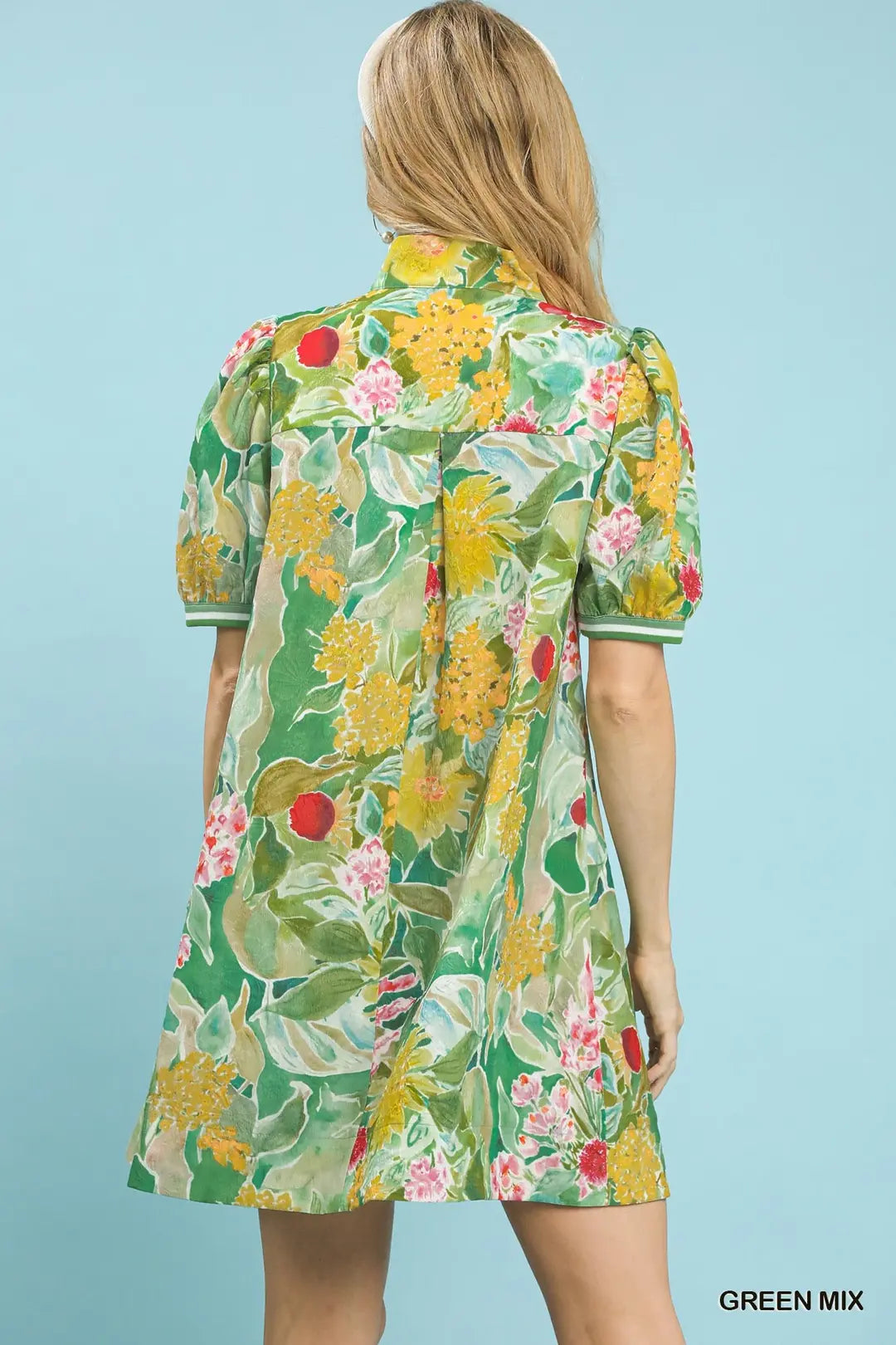 Green Blooms Dress