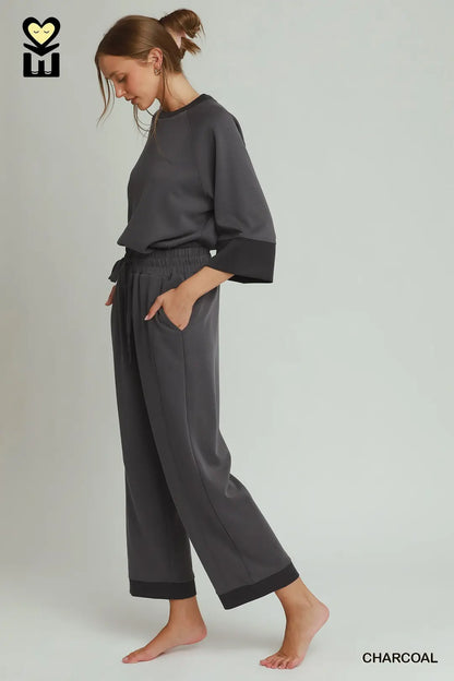 UMGEE Charcoal Colorblock Set
