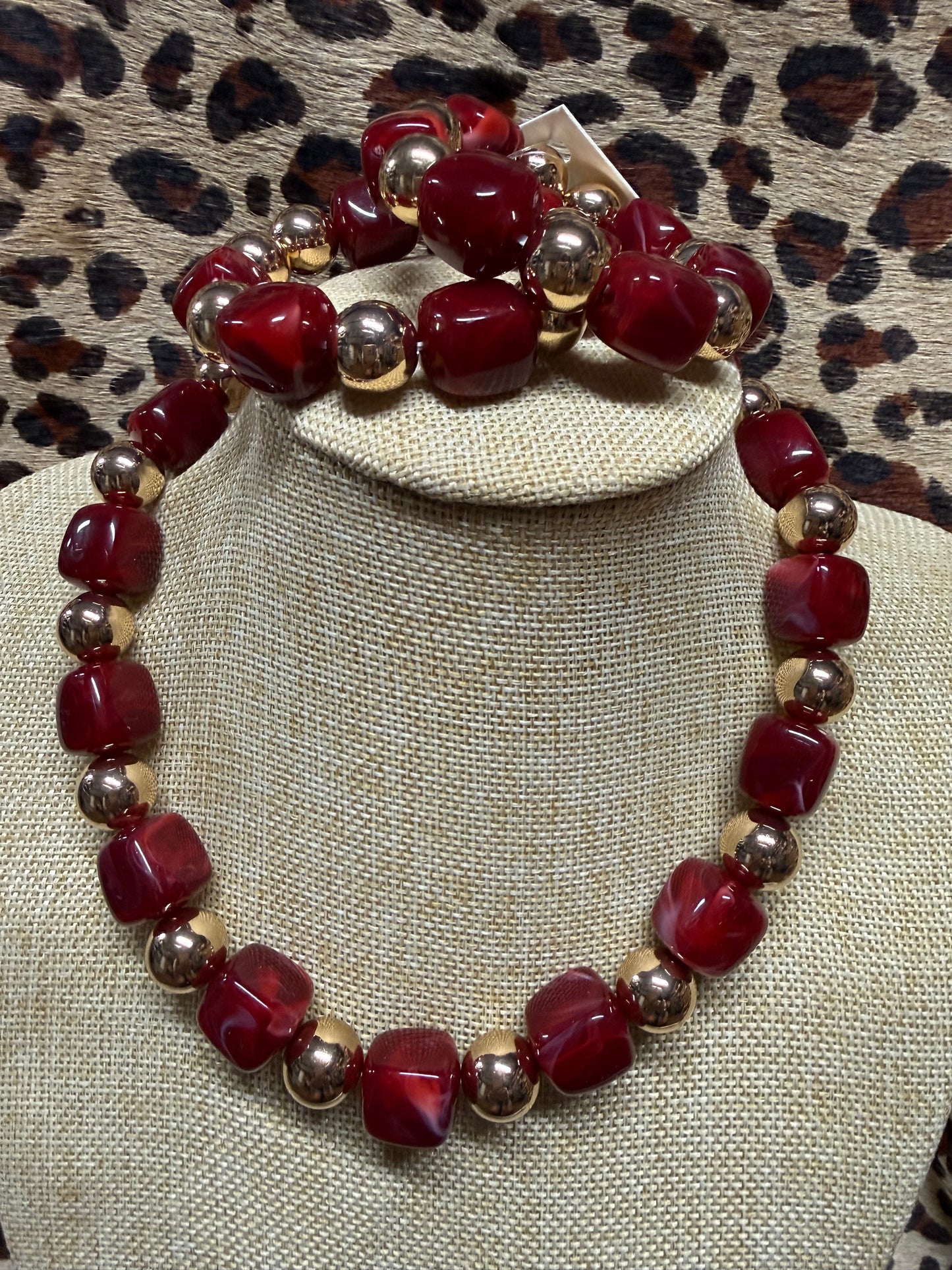 Color Pop with Gold Jewelry