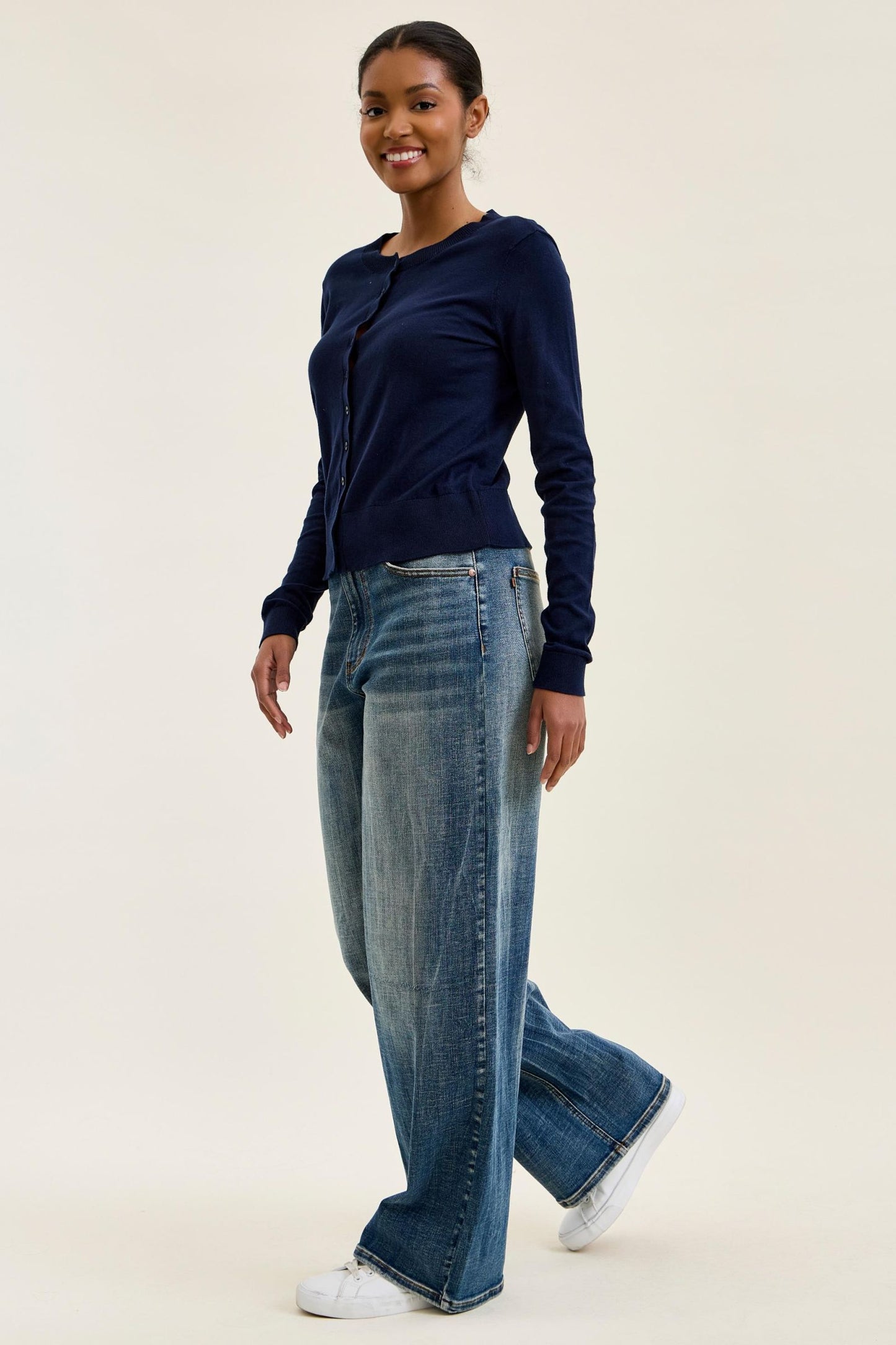 Judy Blue HW WILHELMINA Baggy MD Vintage Blast Jeans 881157