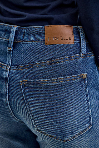 Judy Blue MR BILLIE Boyfriend DK Cozy Indigo Jeans (Knit Indigo) 881126