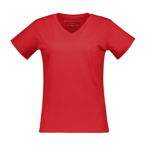 Red V-Neck Tee