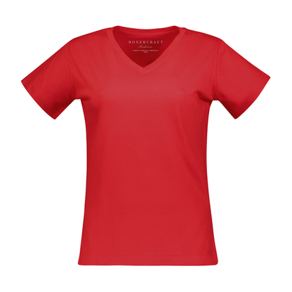 Red V-Neck Tee