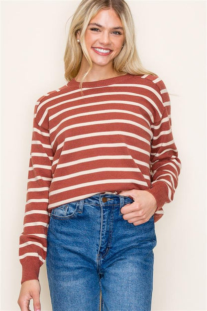 Picante Pin Stripe Sweater