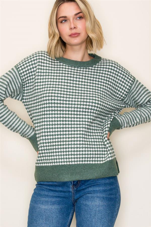 Dark Sage Sweater