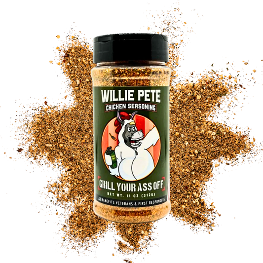 Willie Pete Chicken Seasoning - Poultry, Garlic, Pepper
