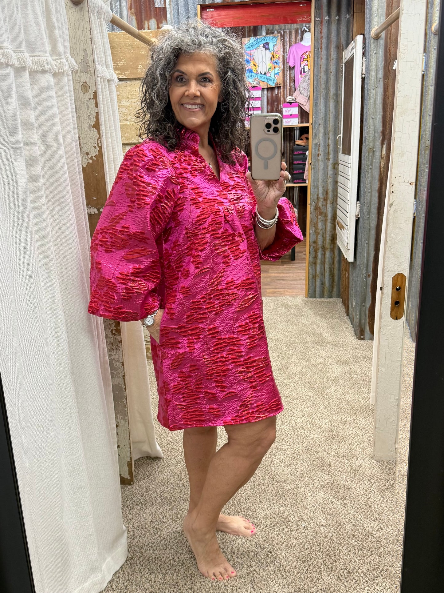 Hot Pink Celebration Party Dress