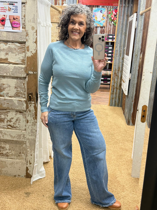 Dusty Blue Sweater