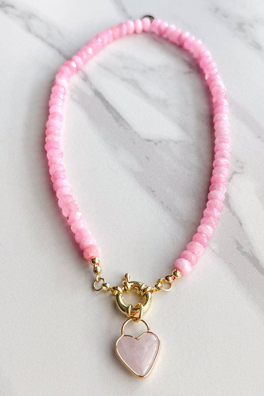 Connie Necklace - Pink