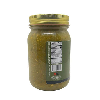 Invader Tomatillo Salsa - organic mild onion garlic spice