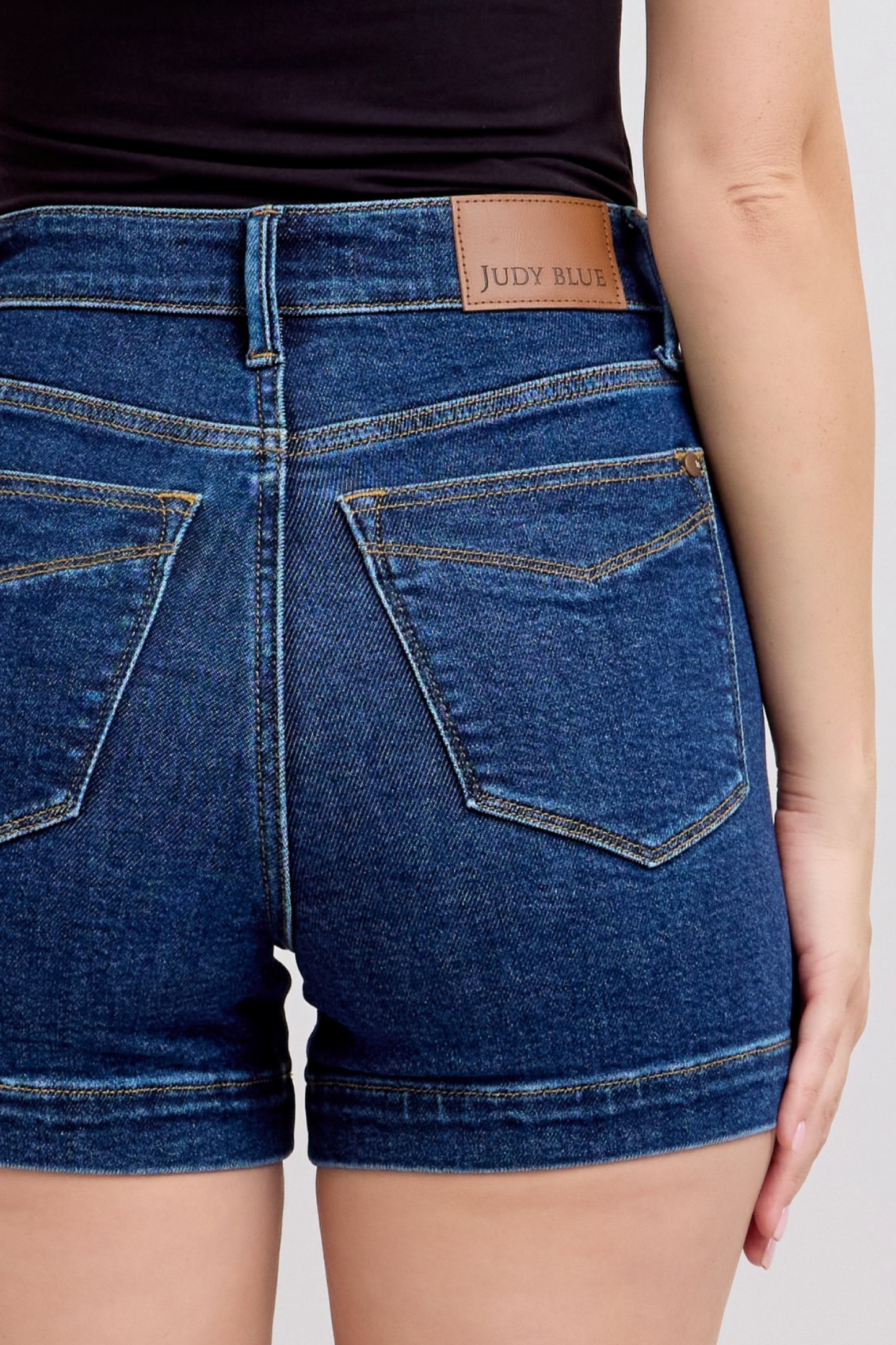 Judy Blue HW Tummy Control Shorts 150333