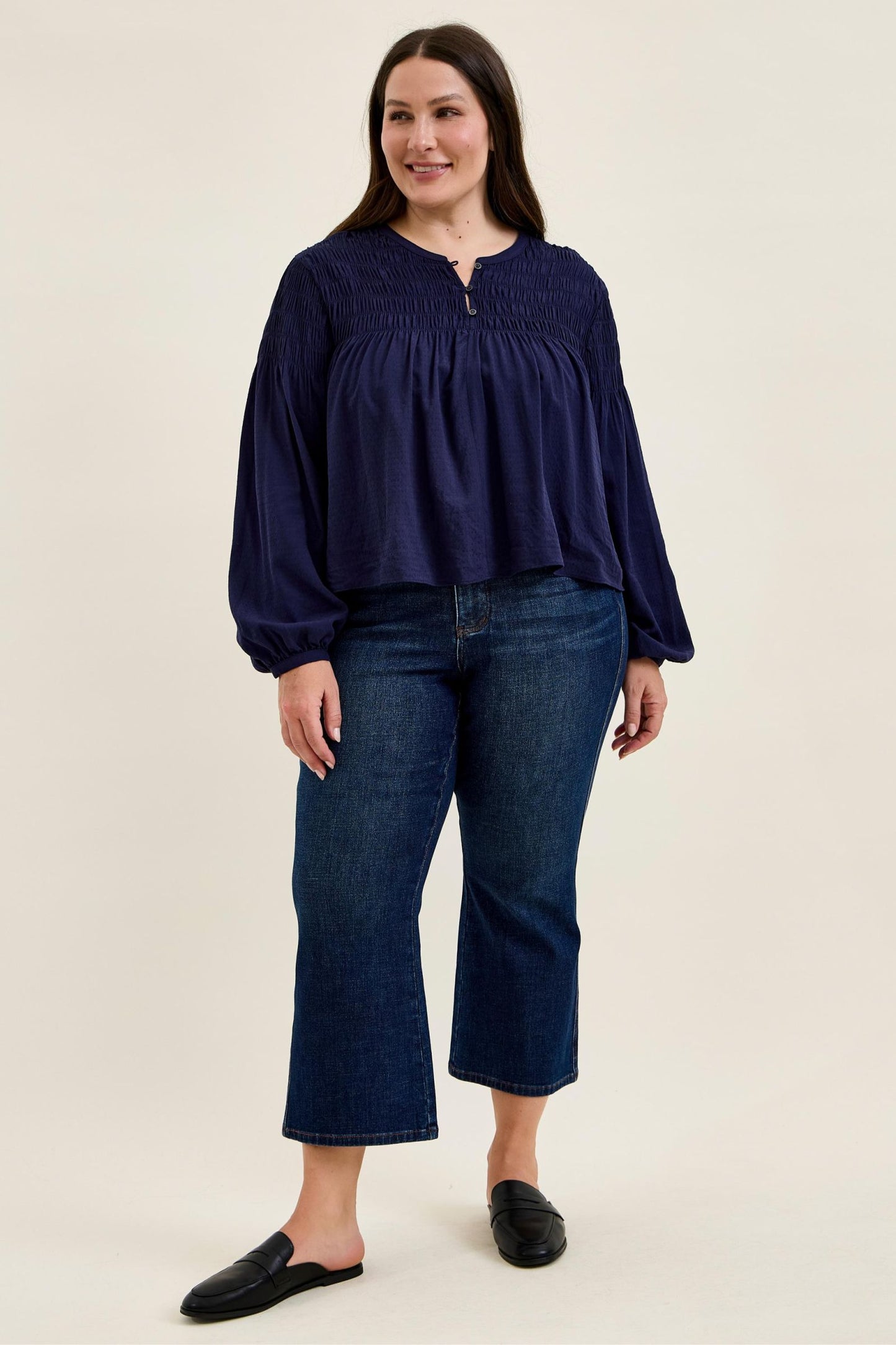 Judy Blue HW T.C. Amy Kick Flare DK Rustic Indigo Jeans 881170