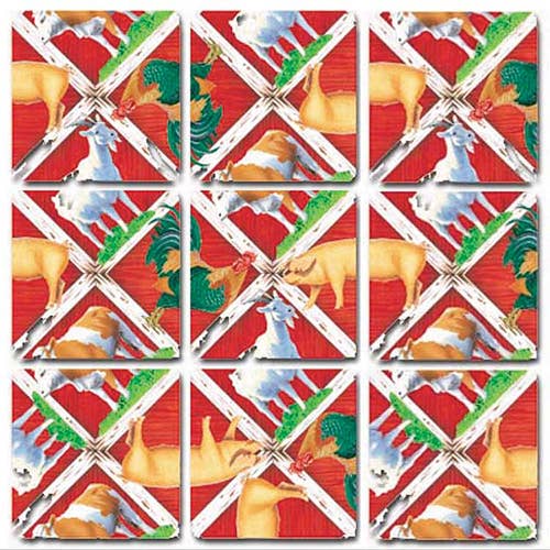 Farm Animals Scramble Squares