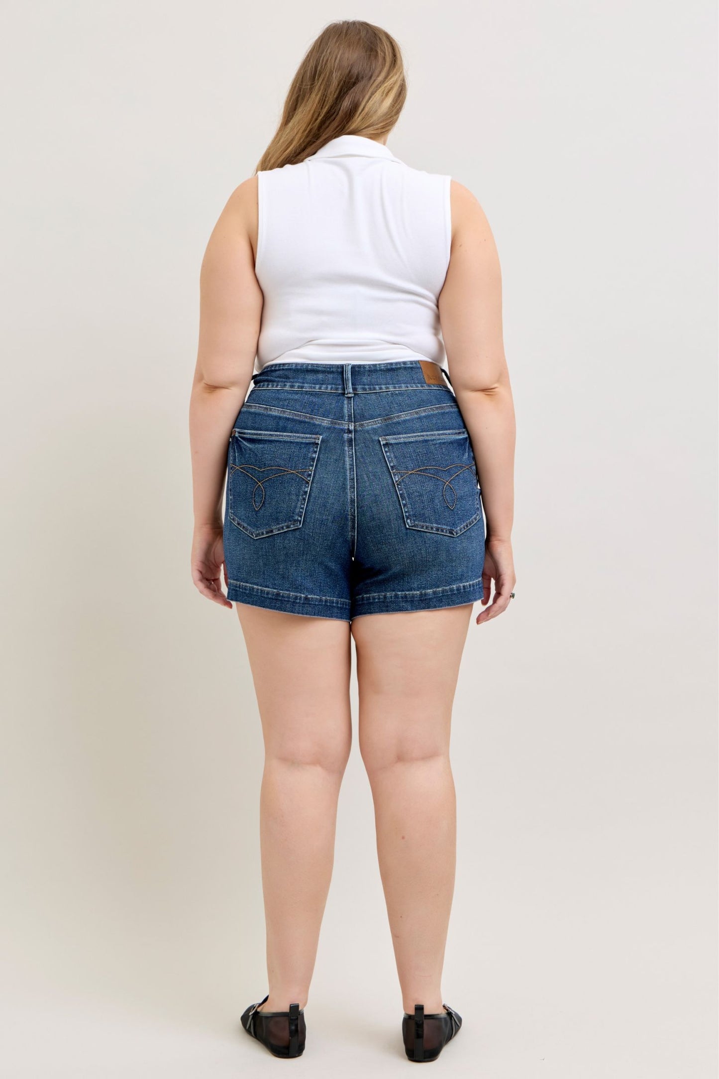 Judy Blue HW Slim Short Tummy Control 150350