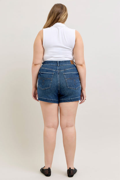 Judy Blue HW Slim Short Tummy Control 150350