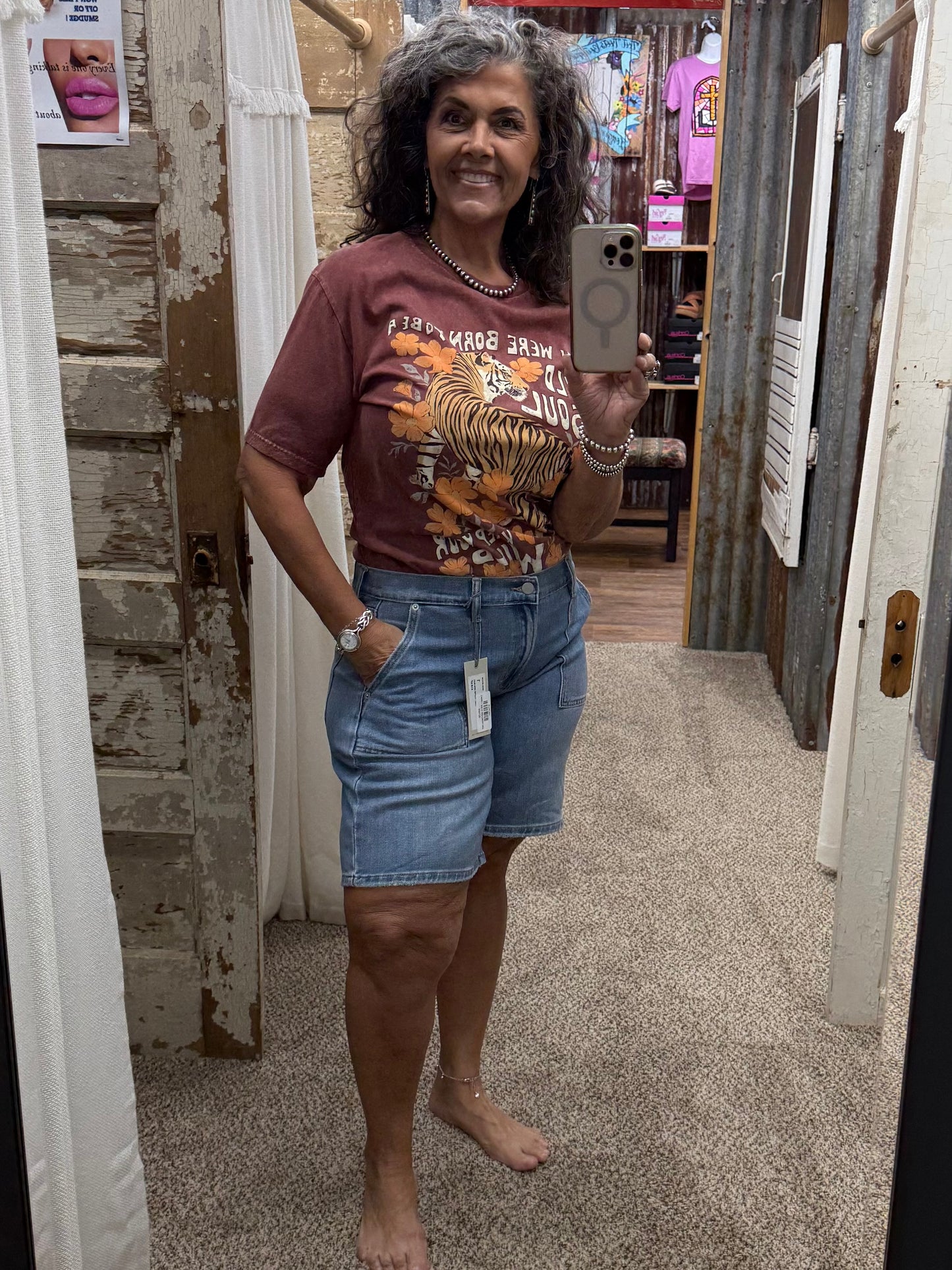 Denim Baggy Jort