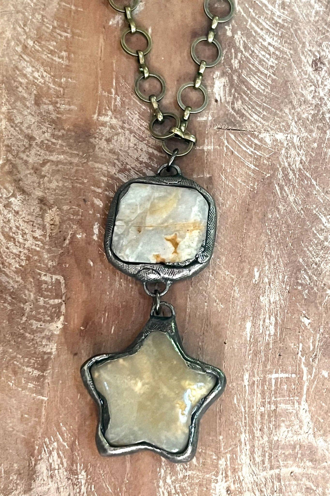 Melissa Necklace Amazonite Set