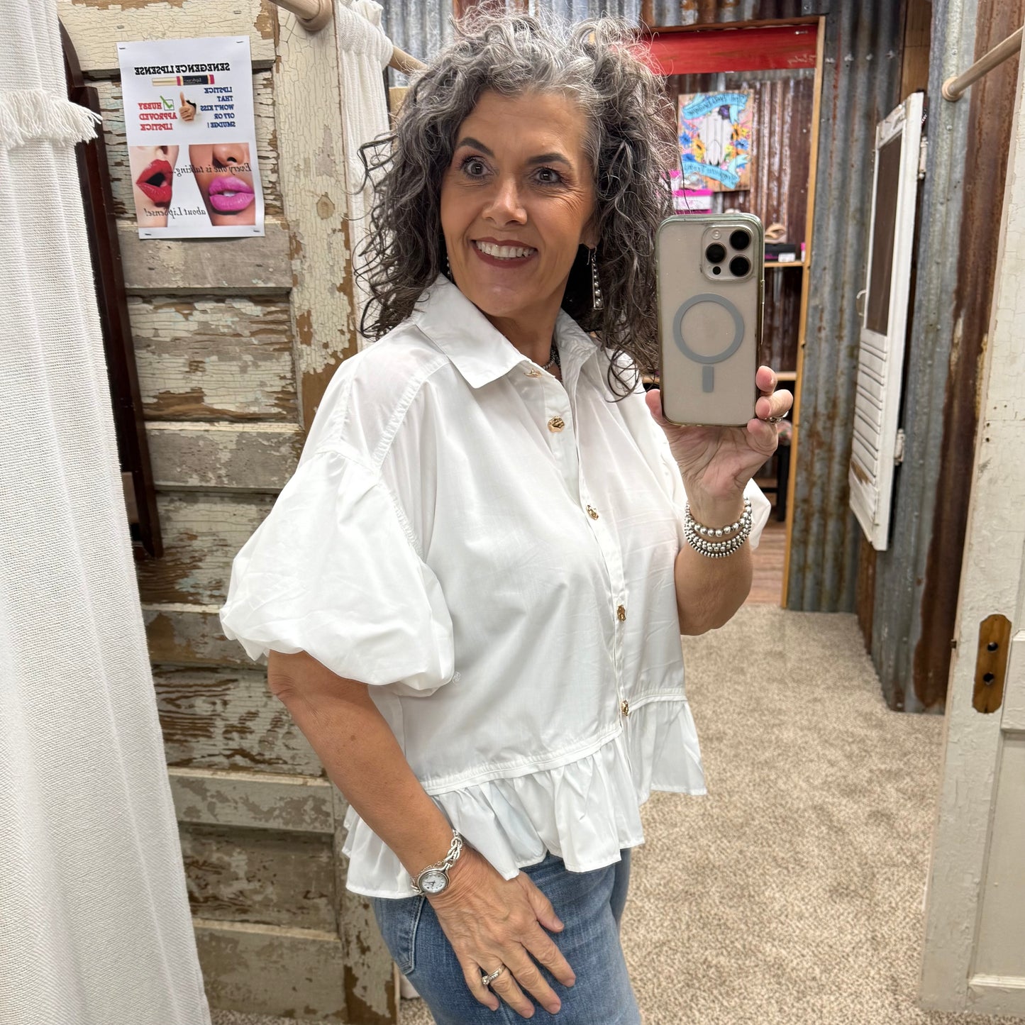 White Tease Entro Top