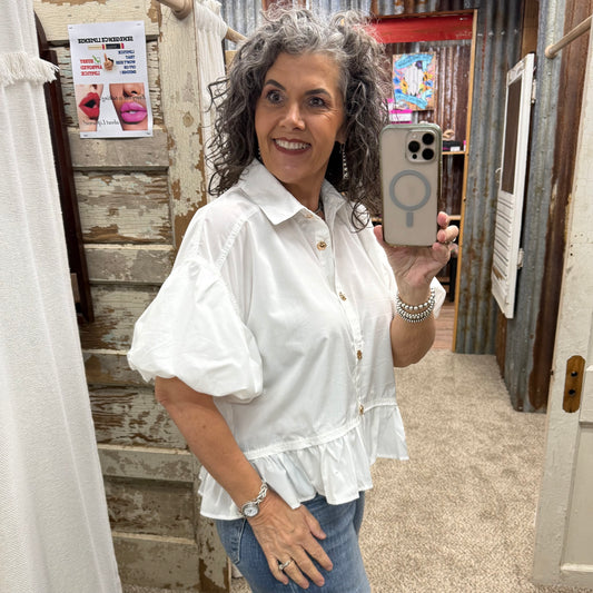 White Tease Entro Top