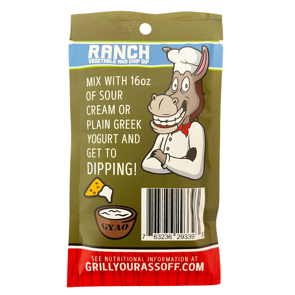 Ranch Dip - Spice, Mix, Sour Cream, Greek Yogurt, Party Food
