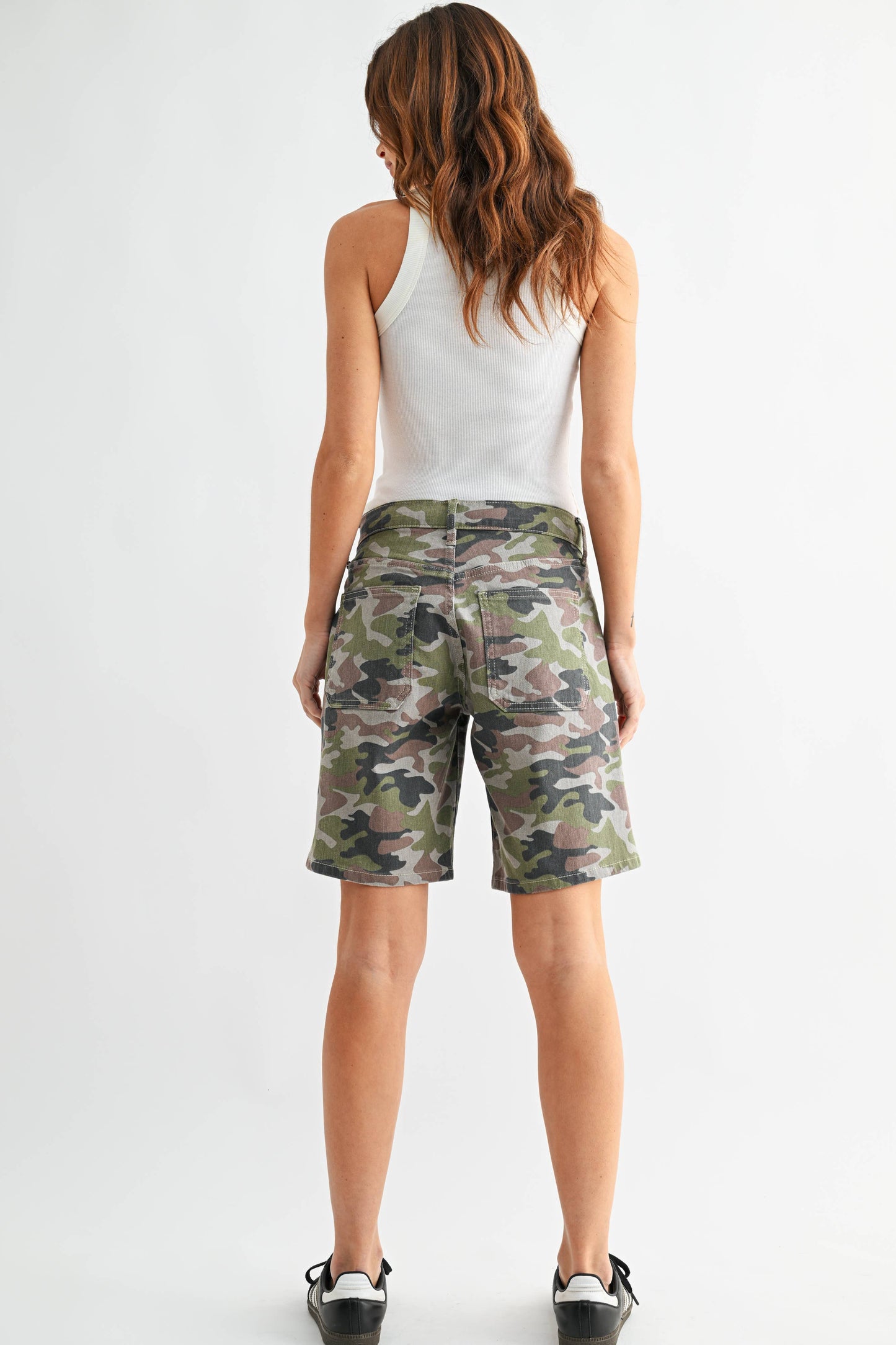 DESERT CAMO - Denim Baggy Jort