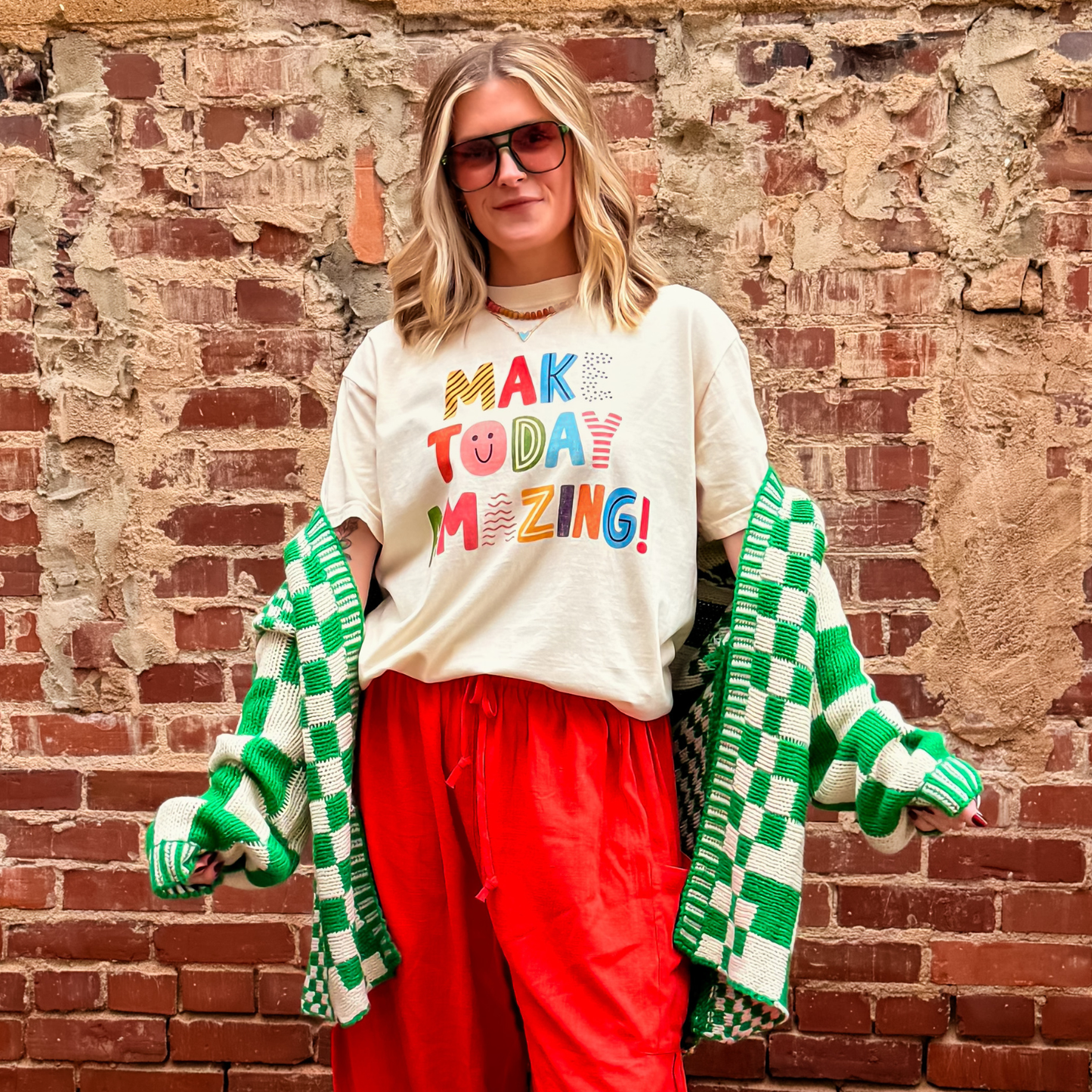 Make Today Amazing Tee: Ivory