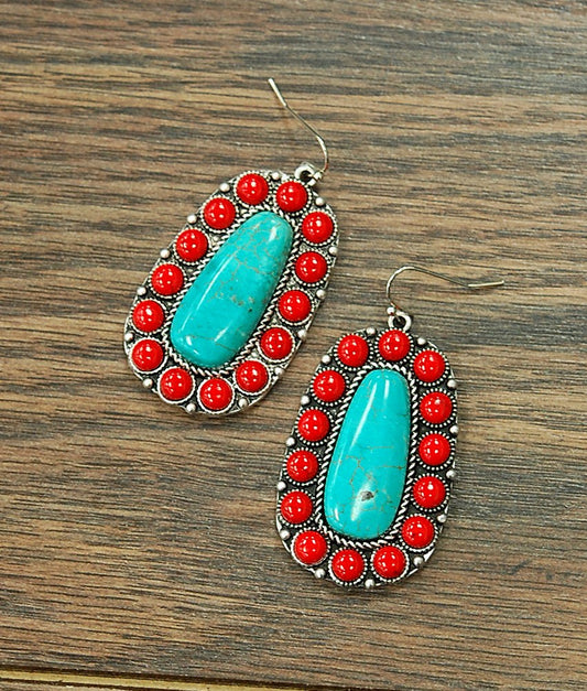 Navajo Turquoise Earrings