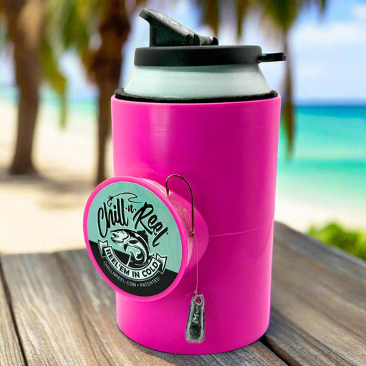 Original Chill-N-Reel: Pink / Spill Guard Included