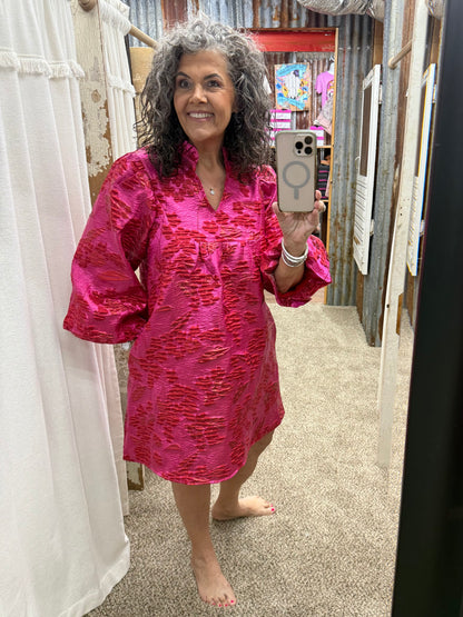 Hot Pink Celebration Party Dress