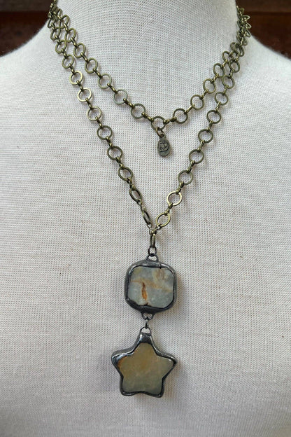 Melissa Necklace Amazonite Set