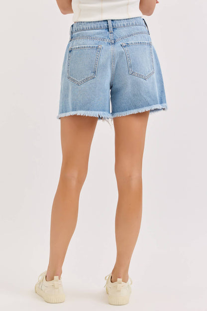 Mid Rise BF Shorts by Cello
