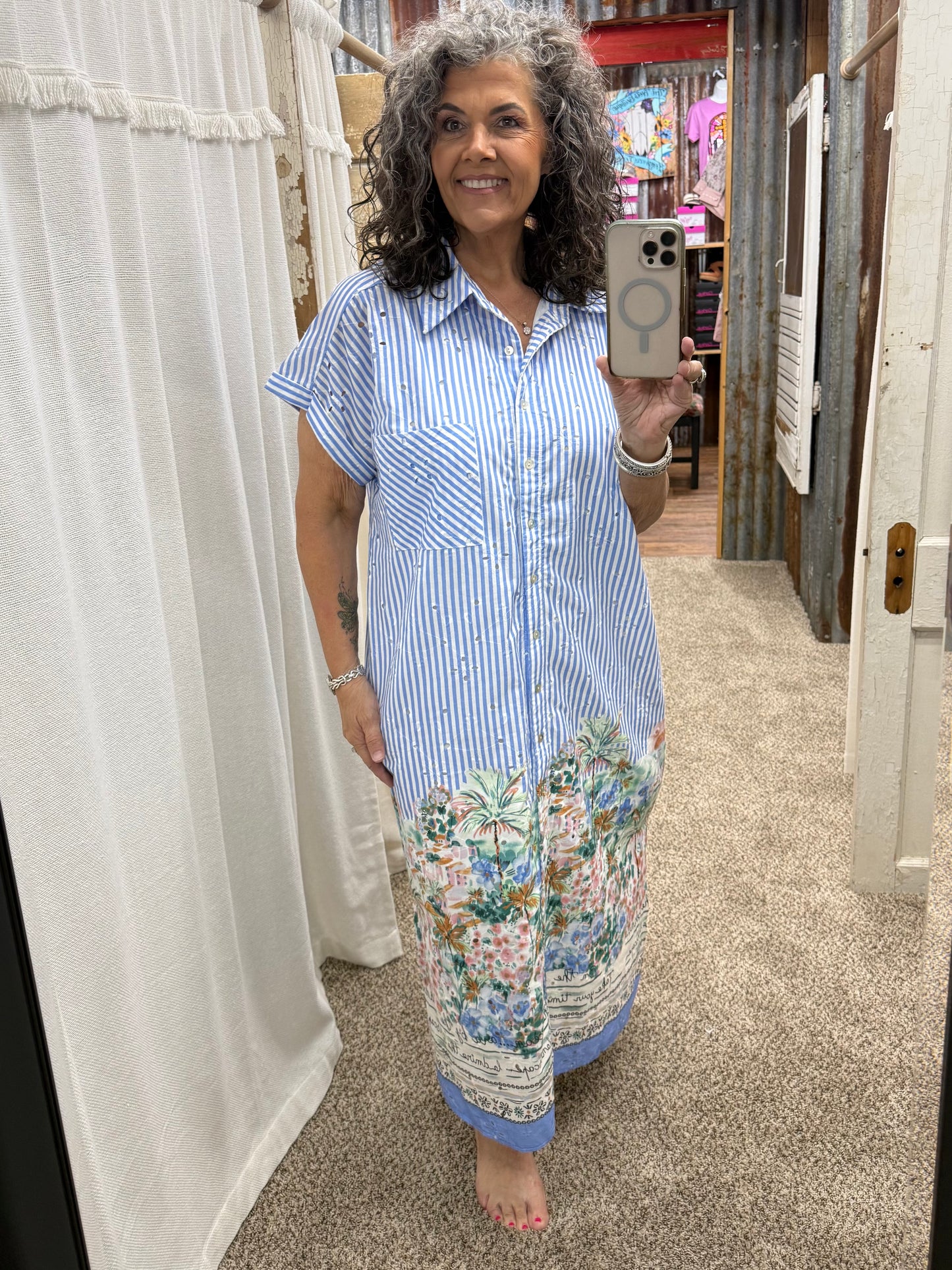 By The Ocean Side Dress