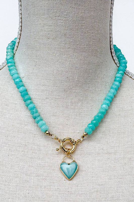 Connie Necklace- Light Blue