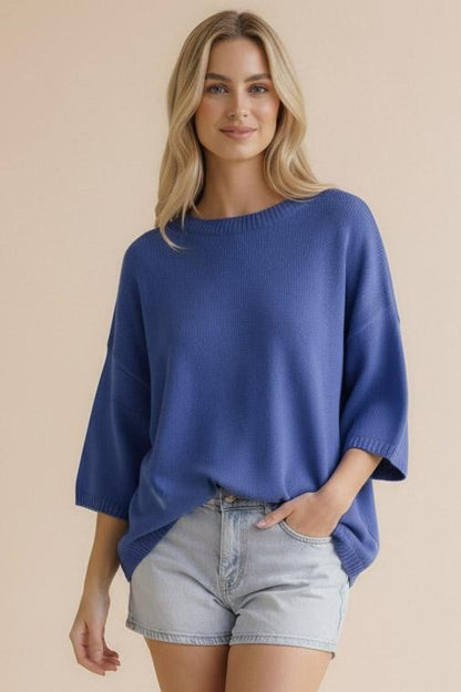 Cobalt Summer Sweater