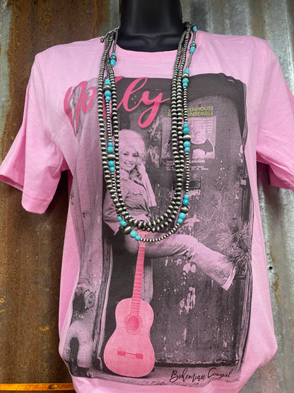 DOLLY GREENHOUSE POSTER S/S PINK TEE