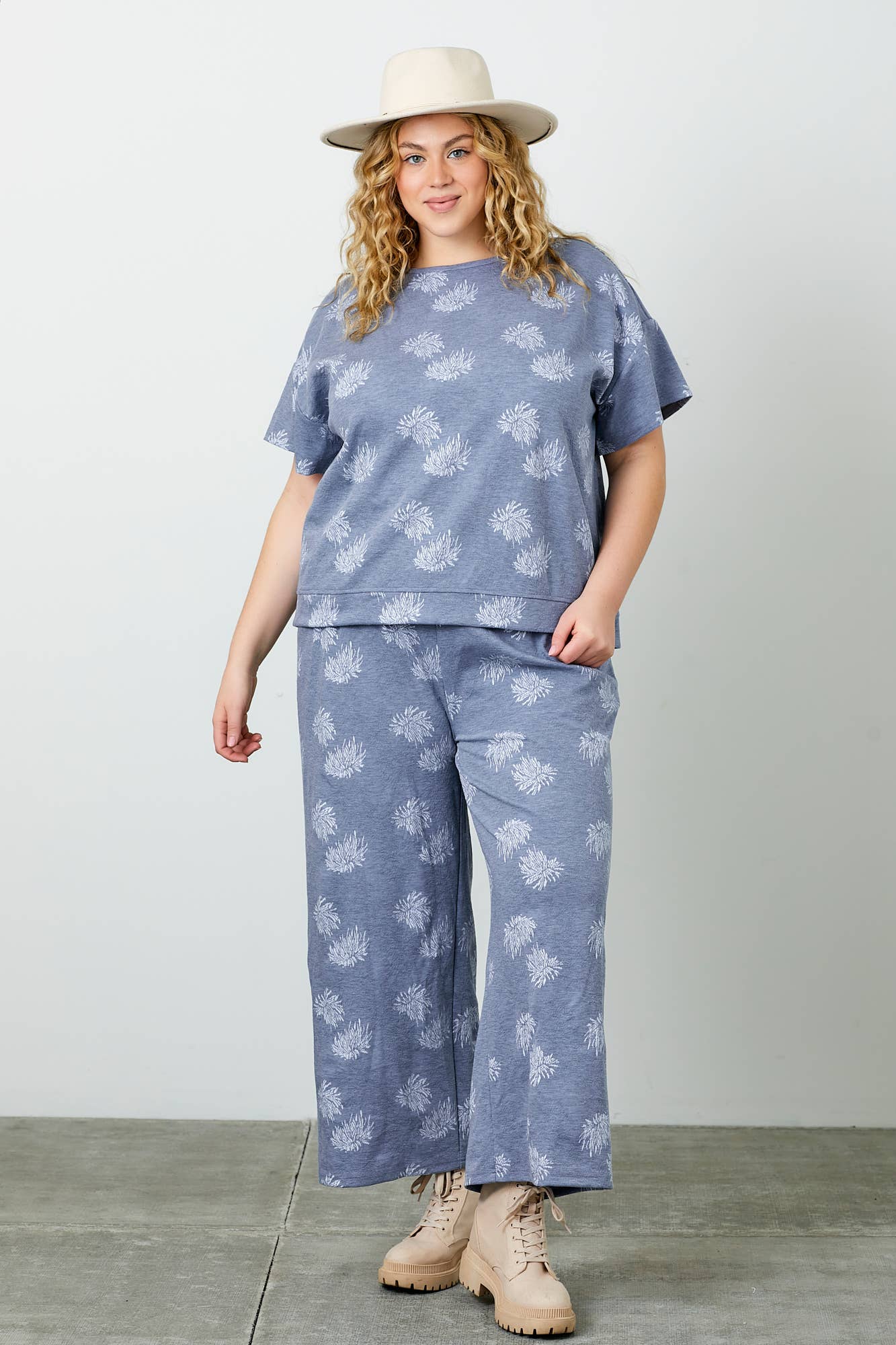 JAQUARD KNIT LOUNGE SET