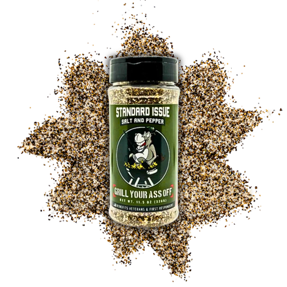 Standard Issue Salt & Pepper Seasoning - Spice Blend, BBQ: 11.5oz Bottle