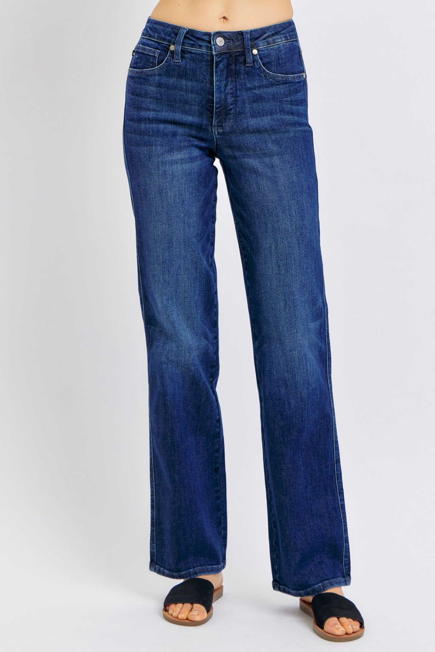 Judy Blue Mid Rise "TUMMY CONTROL" Classic Straight Leg Jean 88861