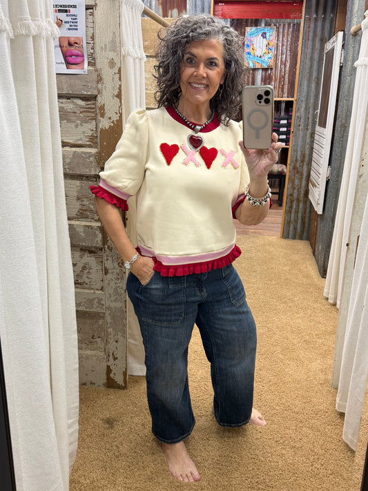 Valentine's XOXO Top