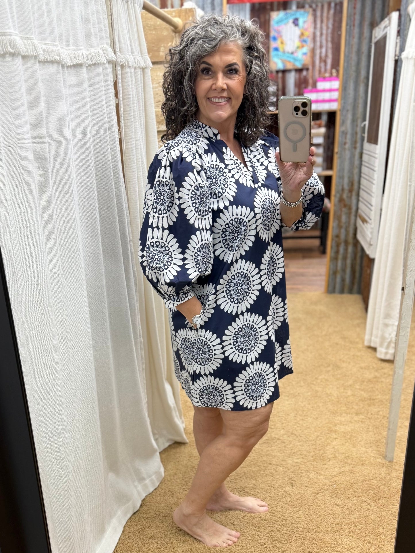 The Navy Dress