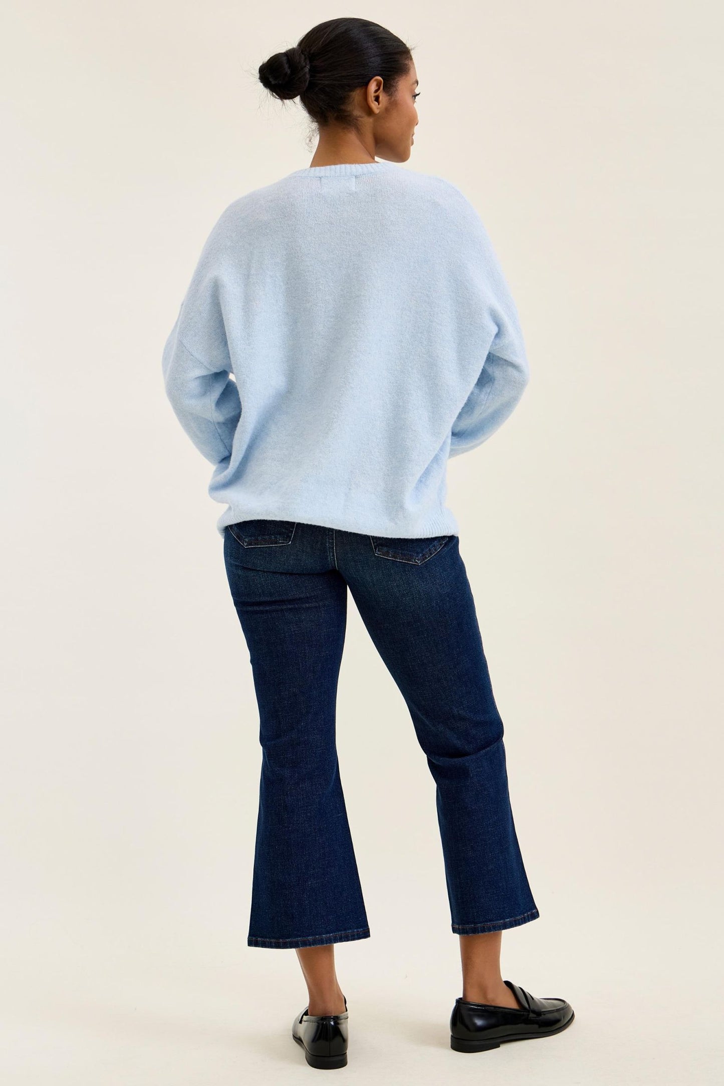 Judy Blue HW T.C. Amy Kick Flare DK Rustic Indigo Jeans 881170