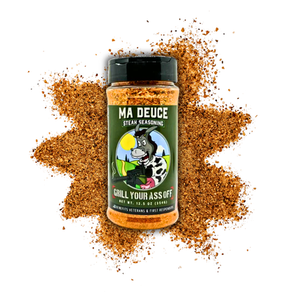 Ma Deuce Steak Seasoning™ - Beef, Meat, Kitchen, BBQ Rubs: Bottle
