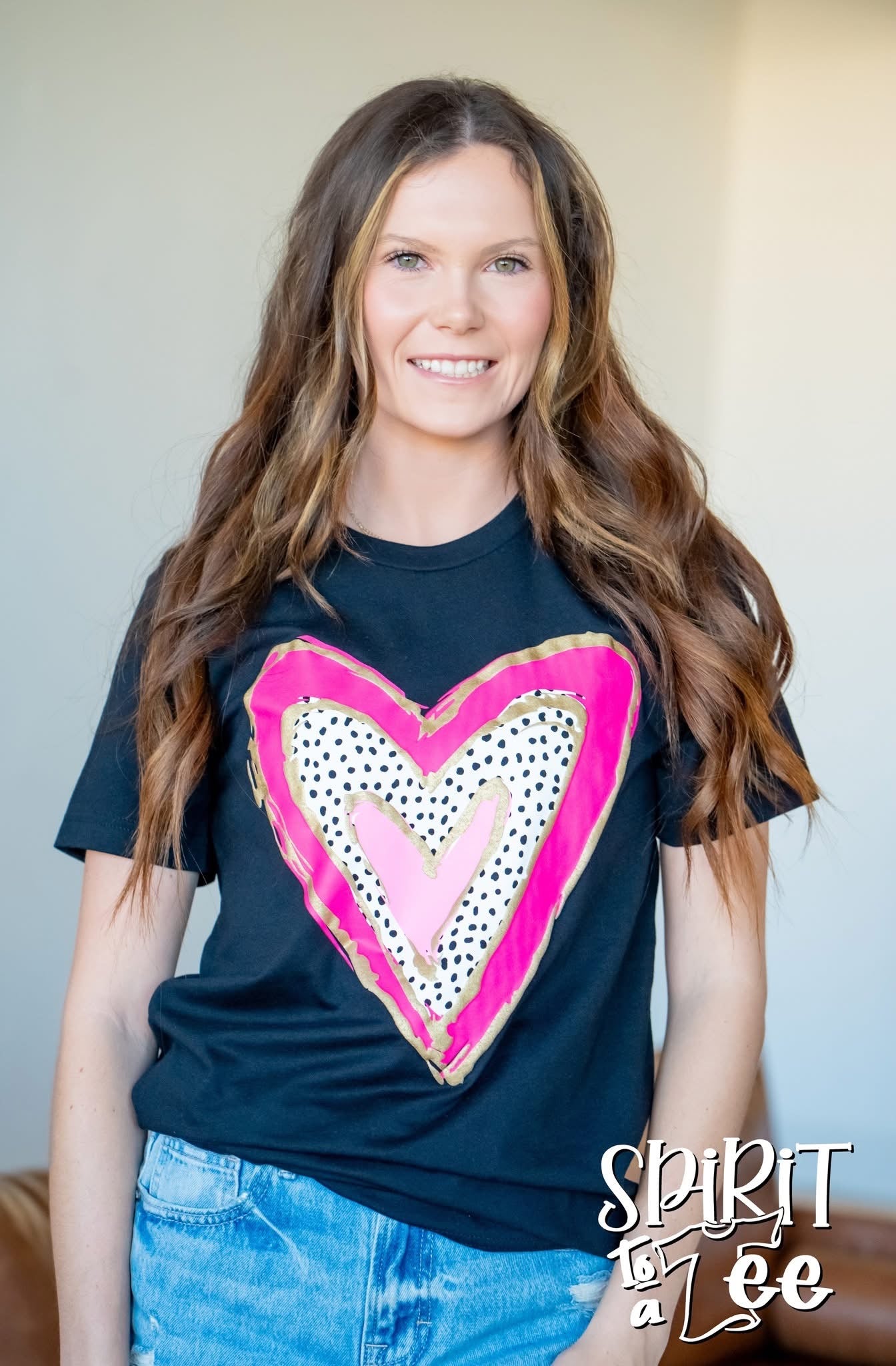 Heart with Puff Tee