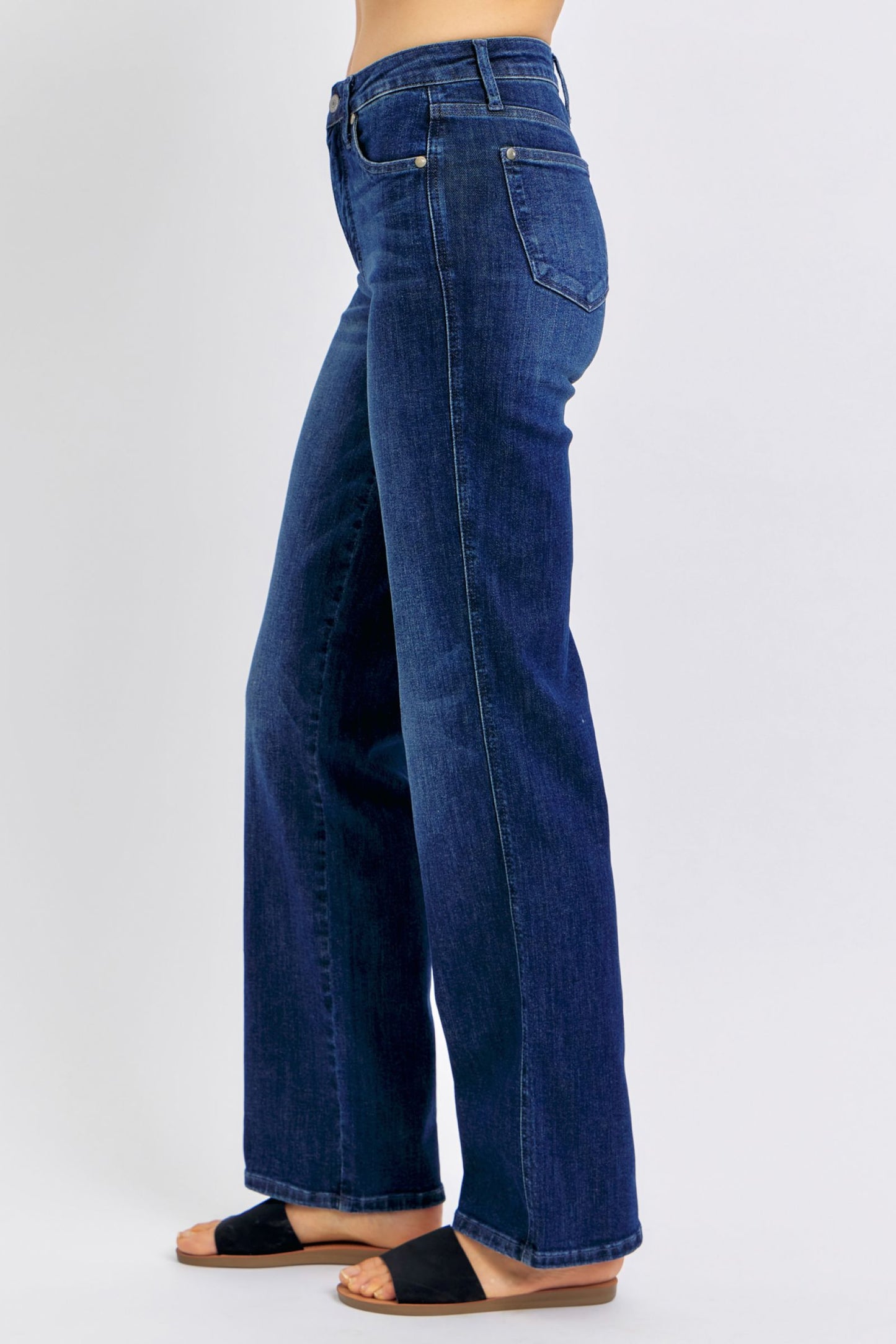 Judy Blue Mid Rise "TUMMY CONTROL" Classic Straight Leg Jean 88861