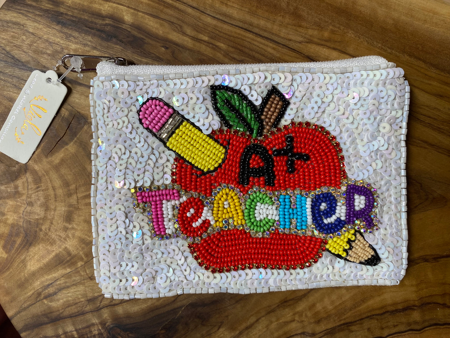 A+ Teacher Coin Purse 🍎