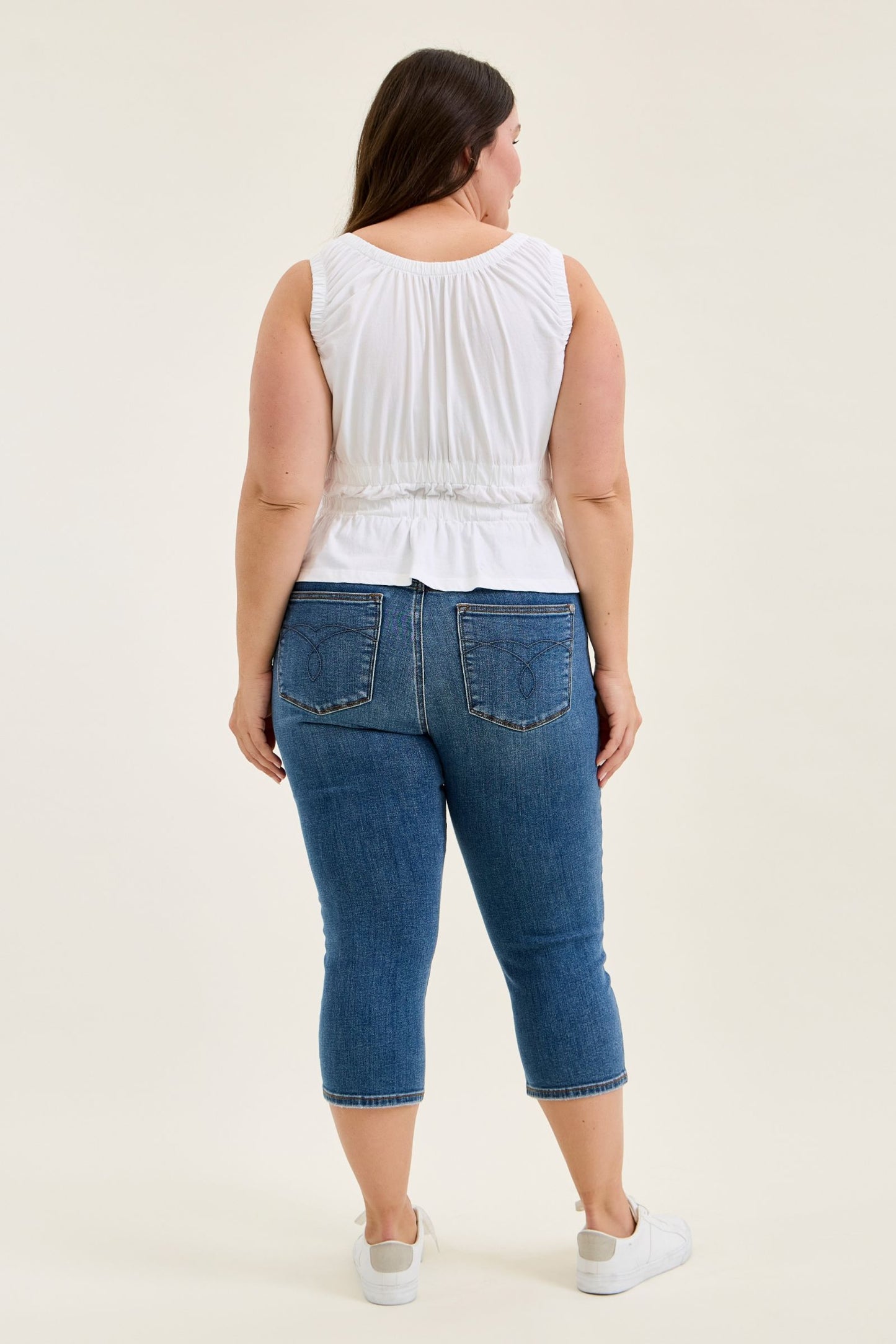 Judy Blue MR Capri Jeans 72122