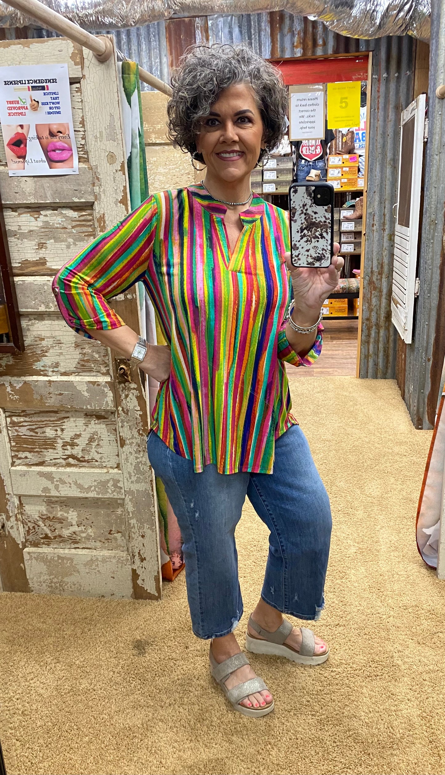 Color's of the Rainbow Sister Blouse