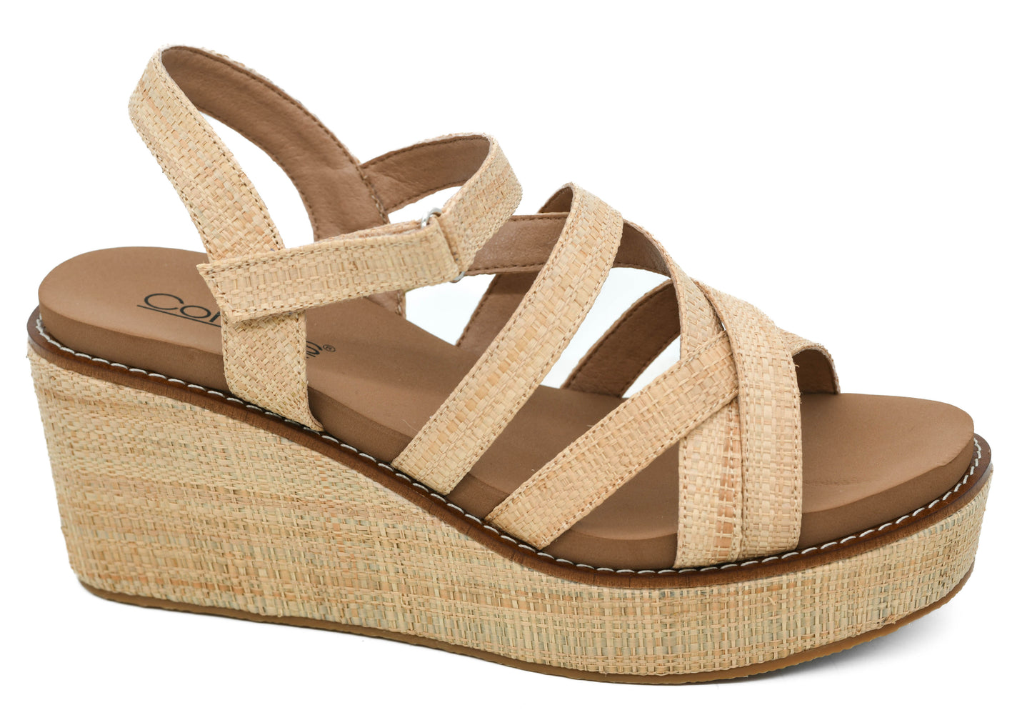 All Nighter - Raffia Wedge by Corkys